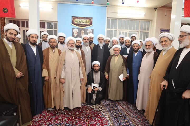 تصاویر/ دیدار مدیران مدارس علمیه استان هرمزگان با حضرت آیت‌الله العظمی فاضل لنکرانی
