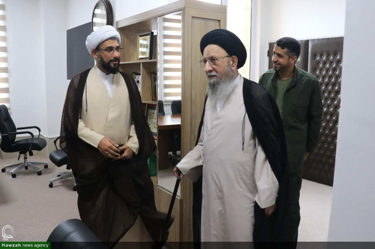 فیلم | گزارشی از حضور آیت الله نورمفیدی در مرکز مدیریت حوزه علمیه گلستان