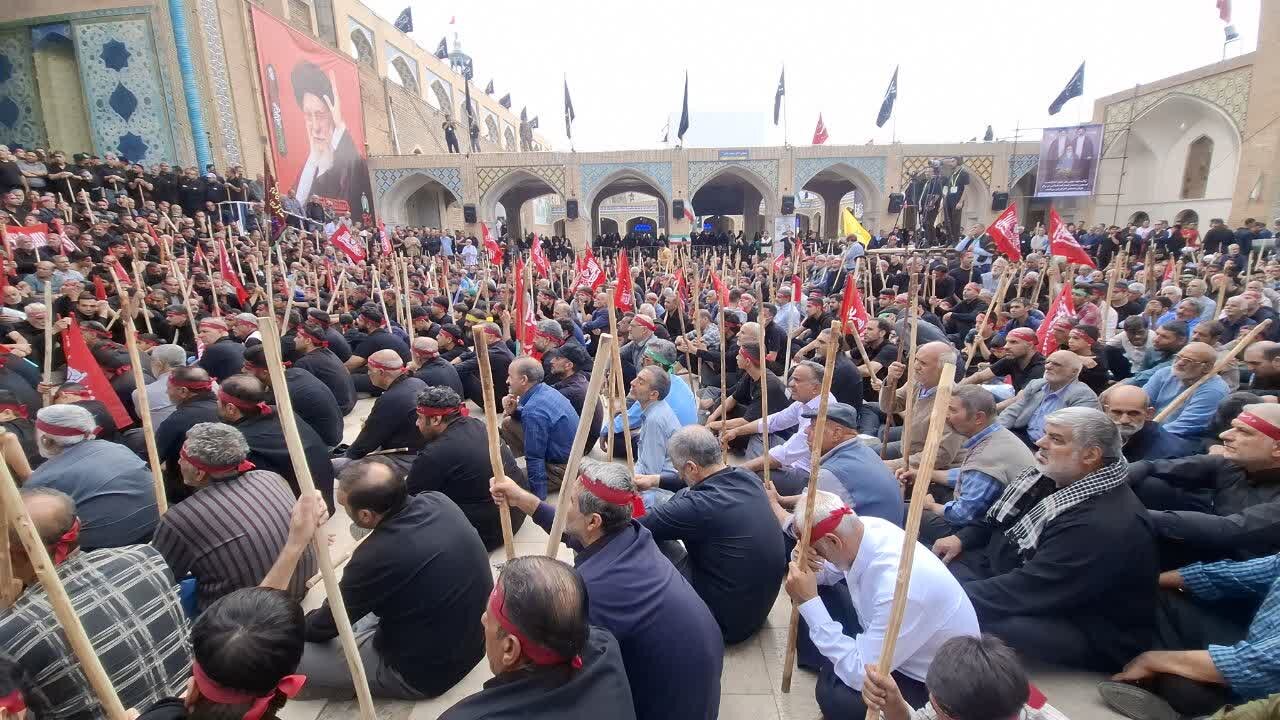 مراسم سنتی مذهبی قالیشویان فین در مشهد اردهال برگزارشد