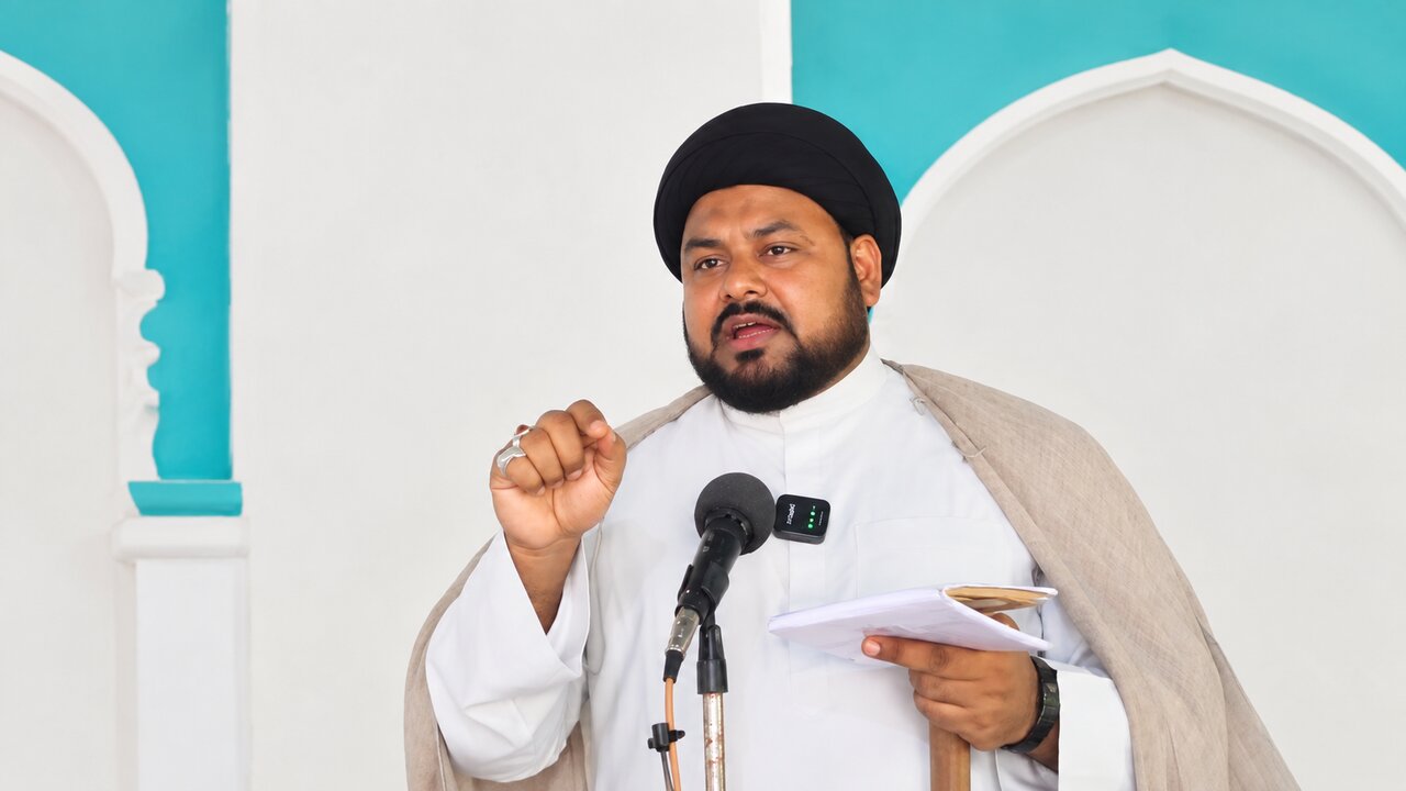 خوشحالی ہو یا تنگدستی، راہِ خدا میں انفاق ہی کامیابی کی ضامن ہے، مولانا سید علی سجیر رضوی 