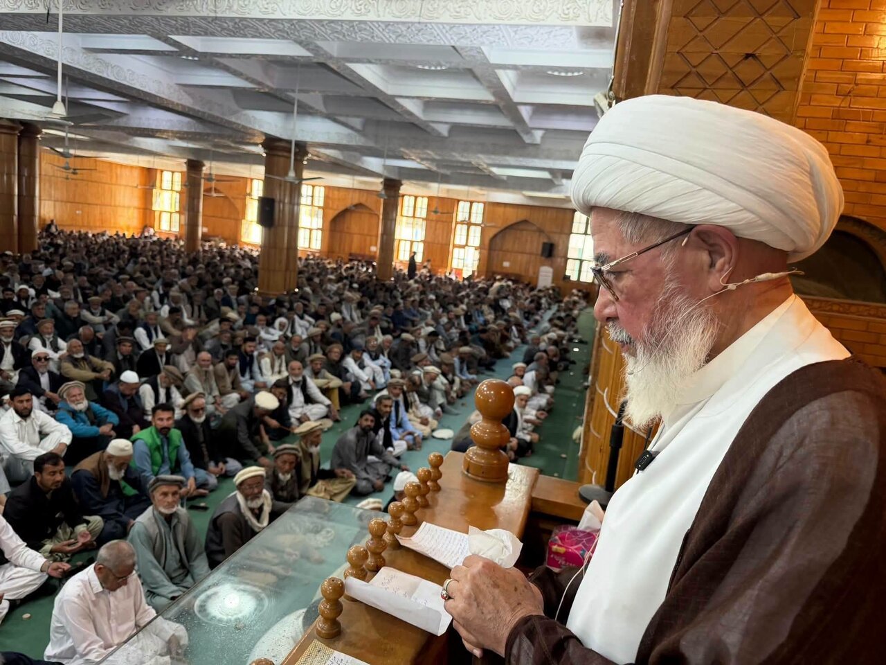 عدل و دیانت اور اتحادِ امت اسلامی معاشرے کی بنیادی ضرورت ہیں: علامہ شیخ محمد حسن جعفری