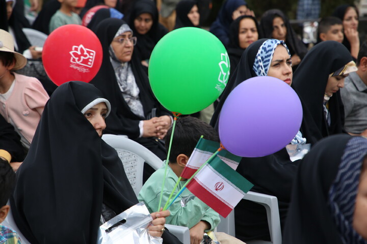 تصاویر/ افتتاحیه معنوی جشنواره فیلم کودکان در جوار قبور مطهر شهدای جنگ رمضان اصفهان
