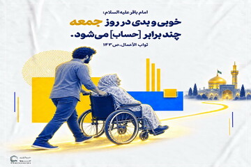 عکس نوشت| چند برابر شدن پاداش و کیفر در روز جمعه