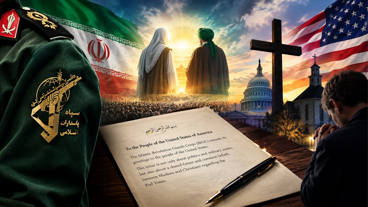 سپاہ پاسداران کا امریکی عوام کے نام خط؛ امام مہدیؑ اور حضرت عیسیٰؑ کے مشترکہ مشن کی جانب اشارہ+ویڈیو