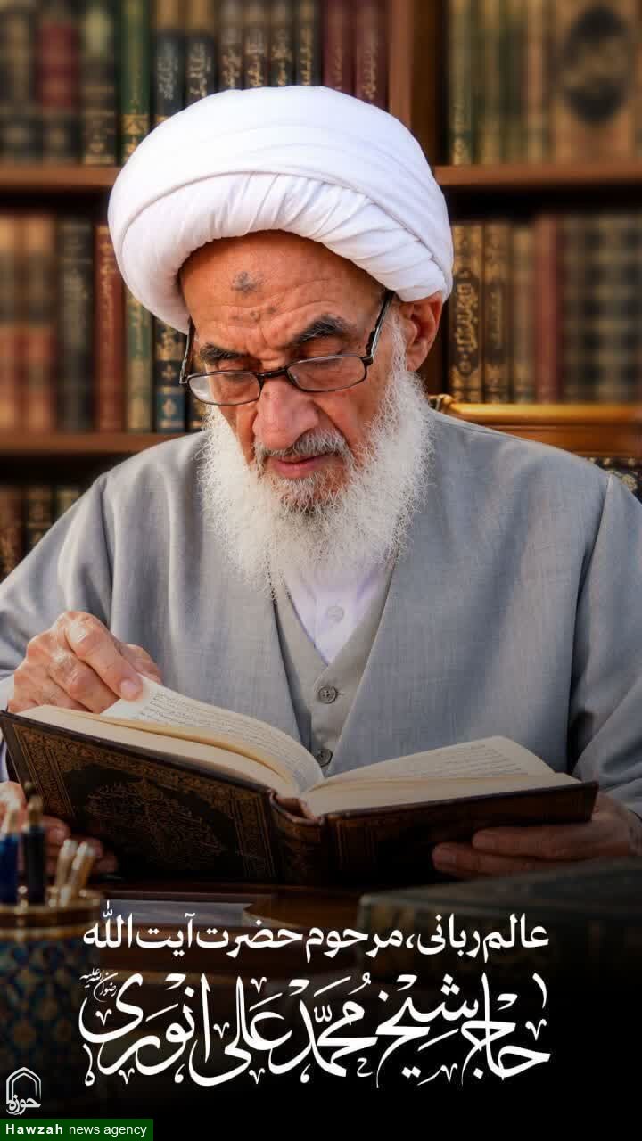 حضرت آیت‌الله محمدعلی انوری