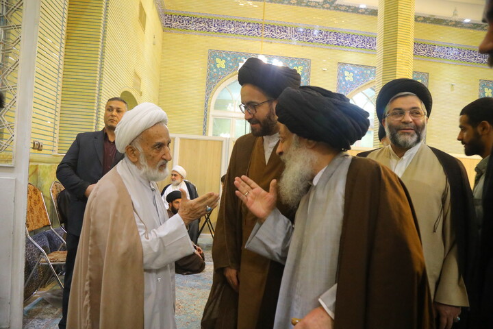 تصاویر / مراسم ترحیم همشیره آیت الله  موسوی جزایری در قم