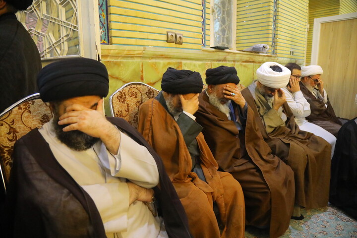 تصاویر / مراسم ترحیم همشیره آیت الله  موسوی جزایری در قم
