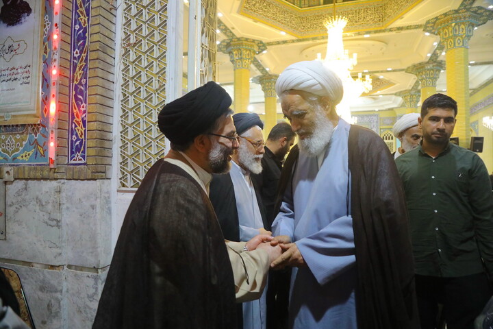 تصاویر / مراسم ترحیم همشیره آیت الله  موسوی جزایری در قم
