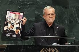 Pezeshkian condemns Western hypocrisy over Minab massacre