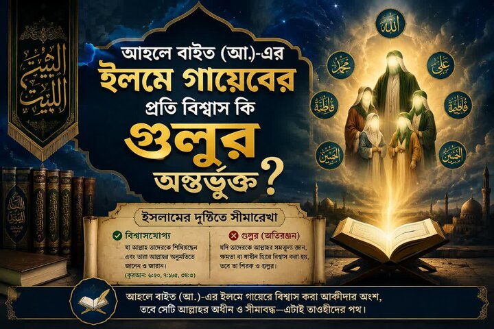 আহলে বাইত (আ.)-এর ইলমে গায়েবের প্রতি বিশ্বাস কি গুলুর অন্তর্ভুক্ত?