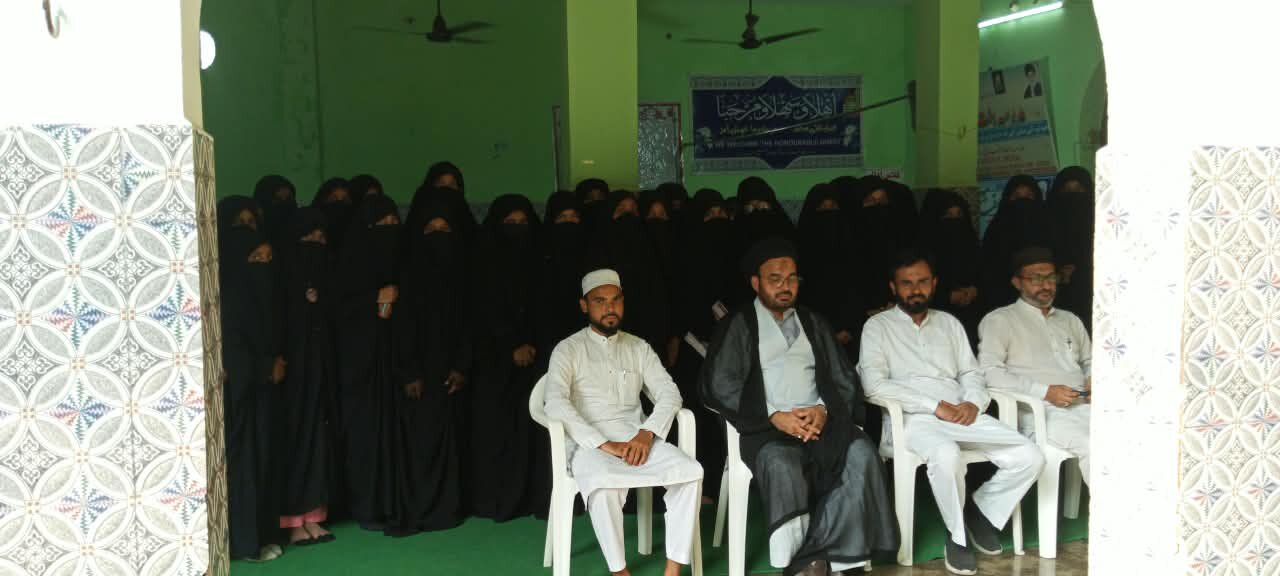 مدرسہ بنت الہدیٰ ہریانہ میں درسِ اخلاق:دینی تعلیم کا حقیقی اثر انسان کے کردار اور عملی زندگی میں نمایاں ہونا چاہیے، مولانا سید غلام حسین ہلوری