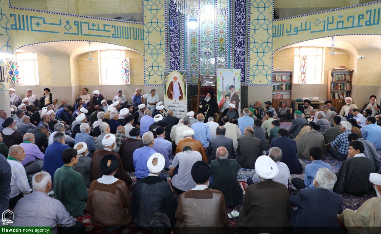 تصاویر/ آیین بزرگداشت استاد پیشکسوت حوزه علمیه استان یزد