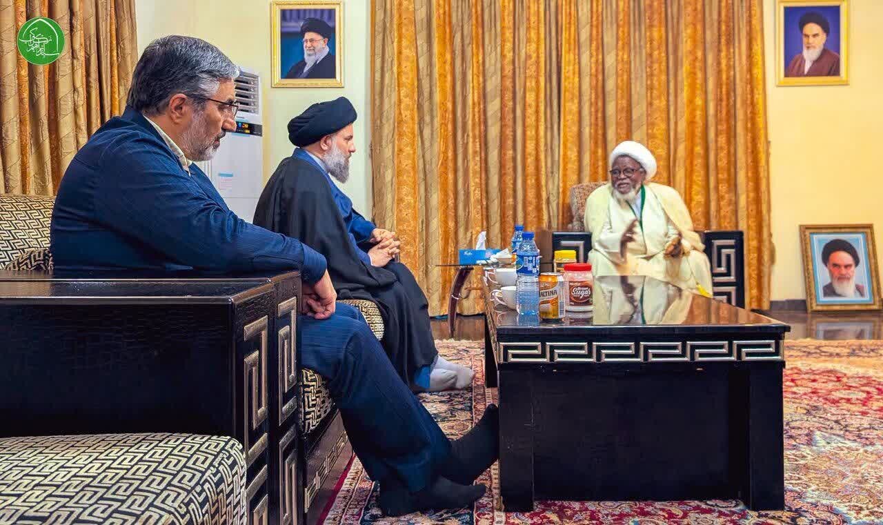 Mkurugenzi Mpya wa Jamiatul Mustafa Nchini Nigeria Akutana na Sheikh Ibrahim Zakzaky