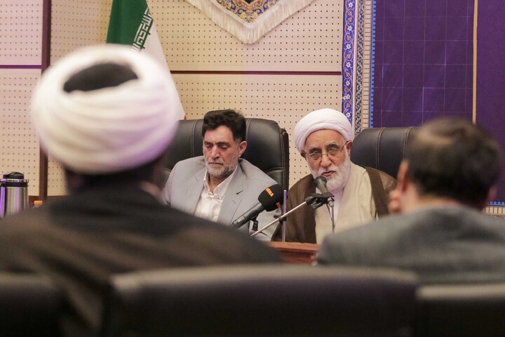 تصاویر/ آیین رونمایی از فراخوان کنگره بین‌المللی «امناء‌الرسل»