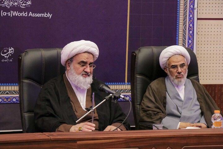 تصاویر/ آیین رونمایی از فراخوان کنگره بین‌المللی «امناء‌الرسل»