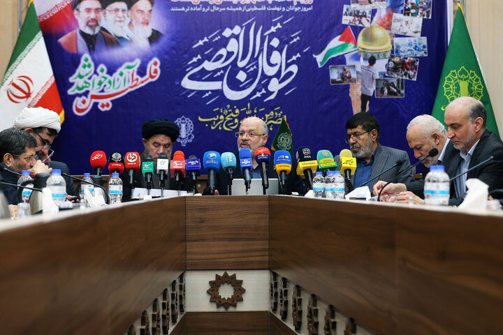 تصاویر/ نشست خبری سومین سالگرد طوفان‌الاقصی