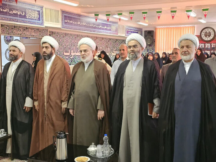 تصاویر/آغاز سال تحصیلی جدید مدرسه علمیه خواهران سریش‌آباد