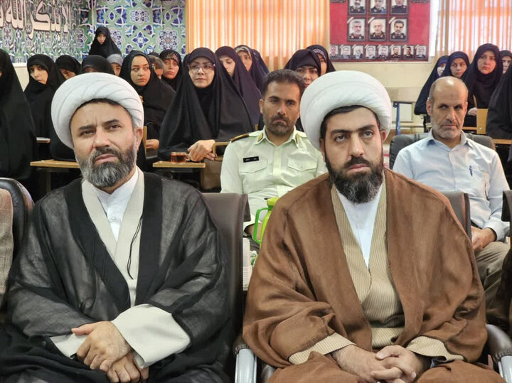 تصاویر/آغاز سال تحصیلی جدید مدرسه علمیه خواهران سریش‌آباد