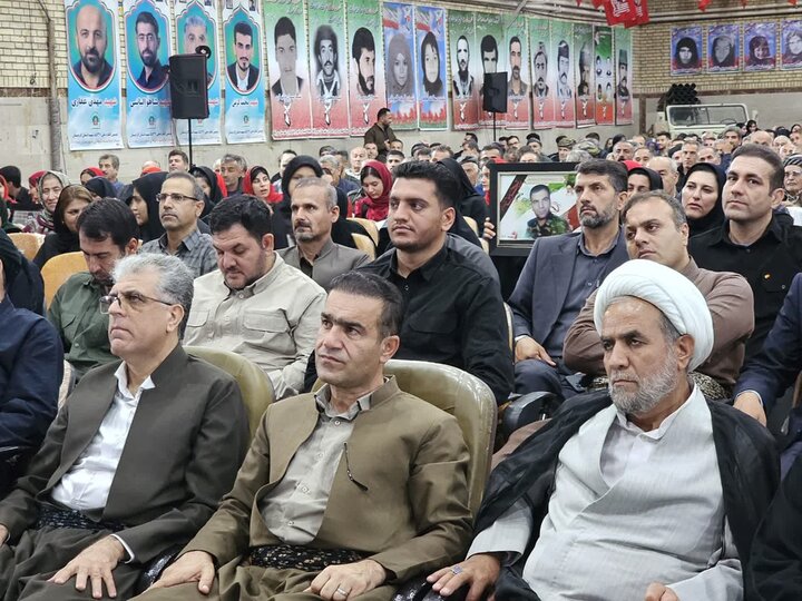 تصاویر/برگزاری دومین اجلاسیه شهدای شهرستان سروآباد