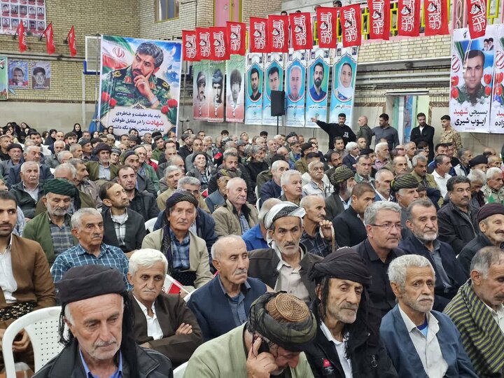 تصاویر/برگزاری دومین اجلاسیه شهدای شهرستان سروآباد