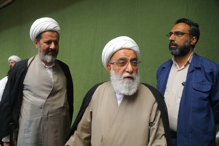 تصاویر/ جلسه افتتاحیه طرح های مدرسه علمیه آیت الله العظمی بروجردی (قدس سرّه) _ (مدرسه خان)