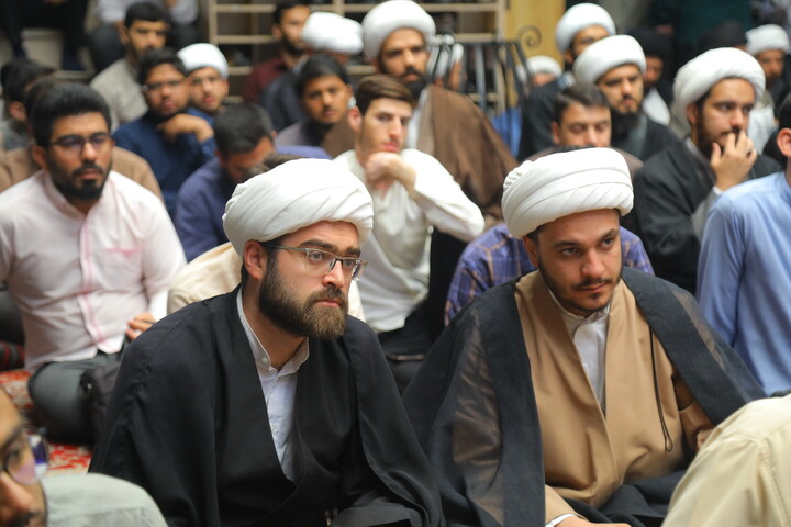تصاویر/ جلسه افتتاحیه طرح های مدرسه علمیه آیت الله العظمی بروجردی (قدس سرّه) _ (مدرسه خان)