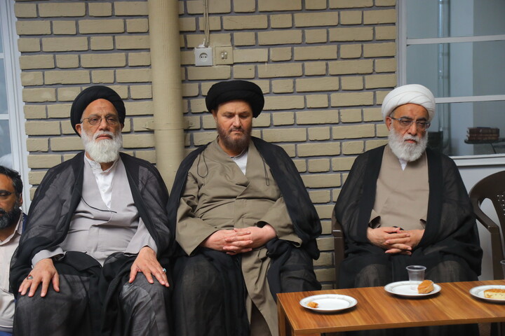 تصاویر/ جلسه افتتاحیه طرح های مدرسه علمیه آیت الله العظمی بروجردی (قدس سرّه) _ (مدرسه خان)