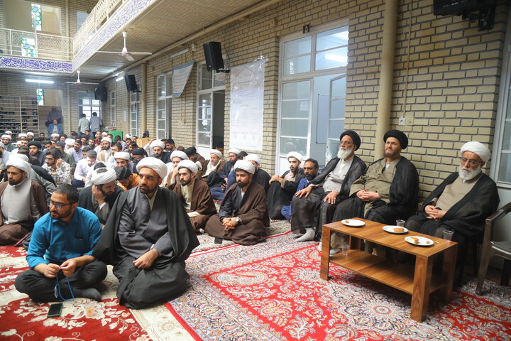 تصاویر/ جلسه افتتاحیه طرح های مدرسه علمیه آیت الله العظمی بروجردی (قدس سرّه) _ (مدرسه خان)