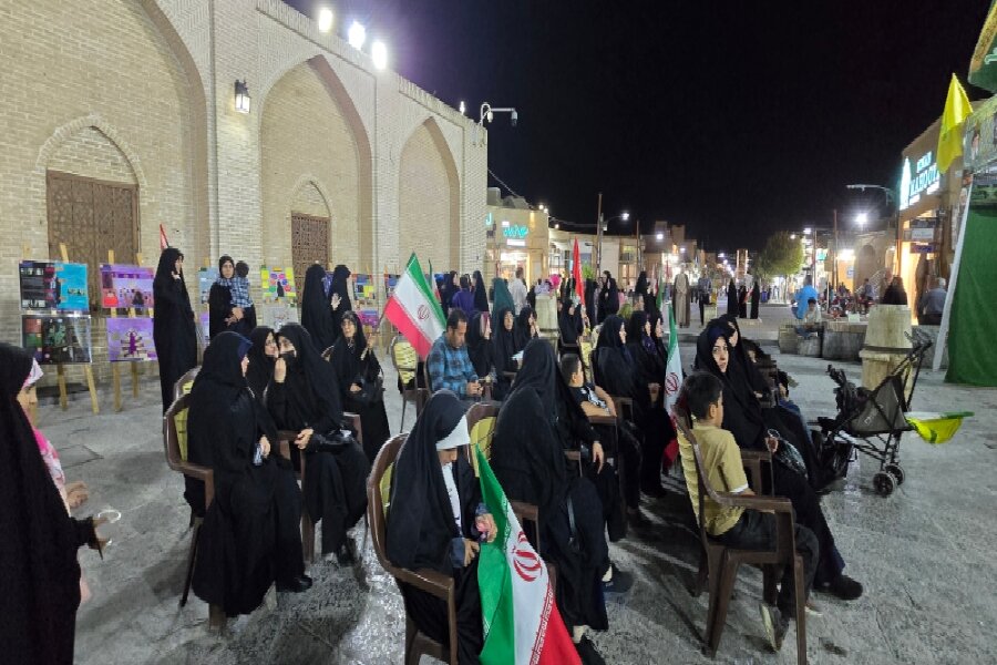 بازدید معاون فرهنگی حوزه های علمیه خواهران کشور از موکب های حوزه علمیه خواهران استان یزد