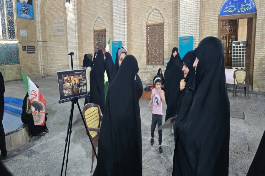 بازدید معاون فرهنگی حوزه های علمیه خواهران کشور از موکب های حوزه علمیه خواهران استان یزد