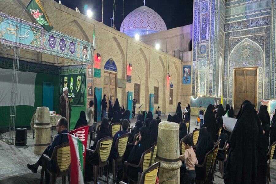 بازدید معاون فرهنگی حوزه های علمیه خواهران کشور از موکب های حوزه علمیه خواهران استان یزد