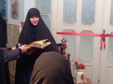 فیلم| افتتاح نمایشگاه بانوی ایرانی در مدرسه الزهرا(س)یزد