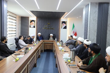 تصاویر/ جلسه قرارگاه بلاغ مبین کردستان با حضور معاون تبلیغ و امور فرهنگی حوزه های علمیه کشور