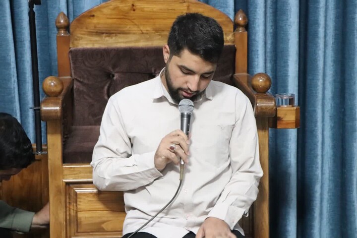 تصاویر| هیئت هفتگی انصارالمهدی (عج) مدرسه علمیه جعفریه قدیمه قاین