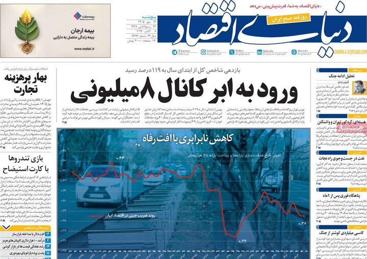 صفحه اول روزنامه‌های پنجشنبه 16 مهر ماه