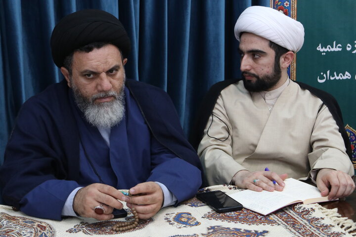 تصاویر/ نشست صمیمی رابطین طرح هجرت و طرح امین طلاب خواهر و برادر حوزه علمیه همدان