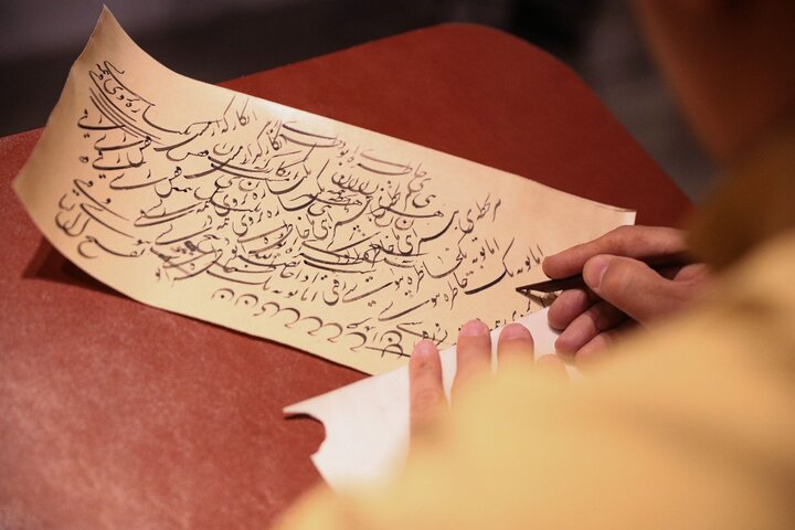 تصاویر/ آغاز رویداد هنری «خط نصر»