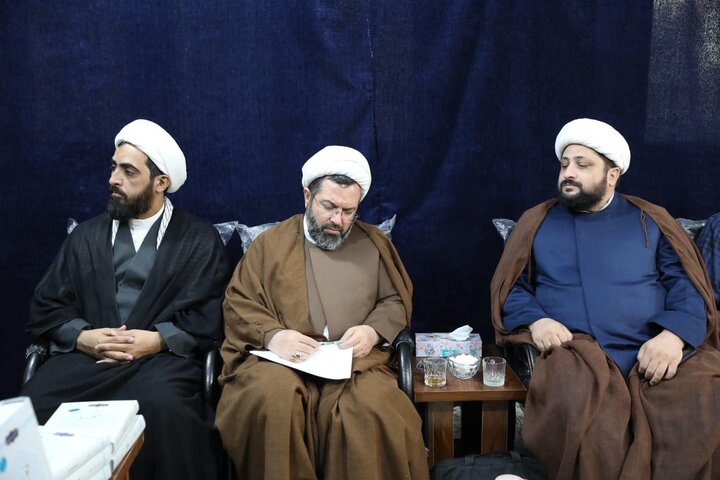 بازدید حجت الاسلام والمسلمین احمد فرخ مسئول دبیرخانه شورای عالی حوزه های علمیه  از مدرسه علمیه آل یاسین قم