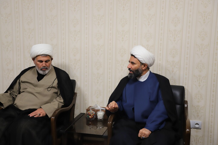 تصاویر/دیدار معاون تبلیغ و امور فرهنگی حوزه های علمیه با نماینده ولی فقیه در استان کردستان