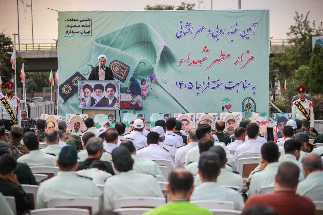 اقتدار نیروی انتظامی در جنگ  تحمیلی اخیر  به خوبی نمایان شد
