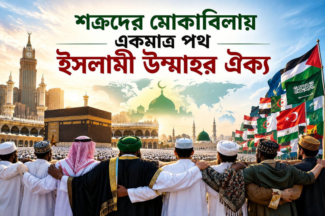 শত্রুদের মোকাবিলায় একমাত্র পথ ইসলামী উম্মাহর ঐক্য