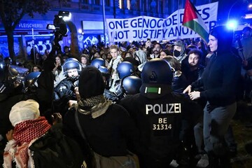 Berlin police intervene in pro-Palestinian demonstration, detain protesters