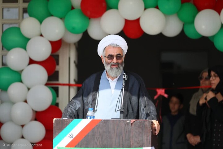 تصاویر /  افتتاح مدرسه ۷ کلاسه «بامداد امید» در روستای بیان نهاوند