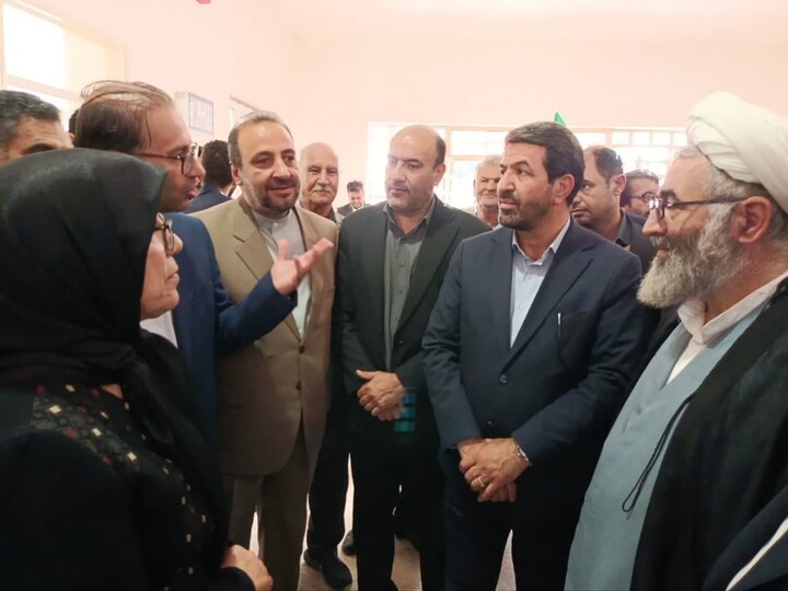 تصاویر / افتتاح مدرسه ۷ کلاسه «بامداد امید» در روستای بیان نهاوند