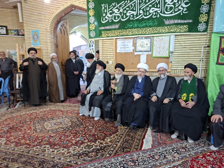 تصاویر |مراسم بزرگداشت حضرت آیت الله العظمی شبیری زنجانی در خوانسار