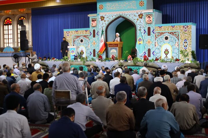تصاویر/ نماز عبادی سیاسی جمعه در شهرستان ساری