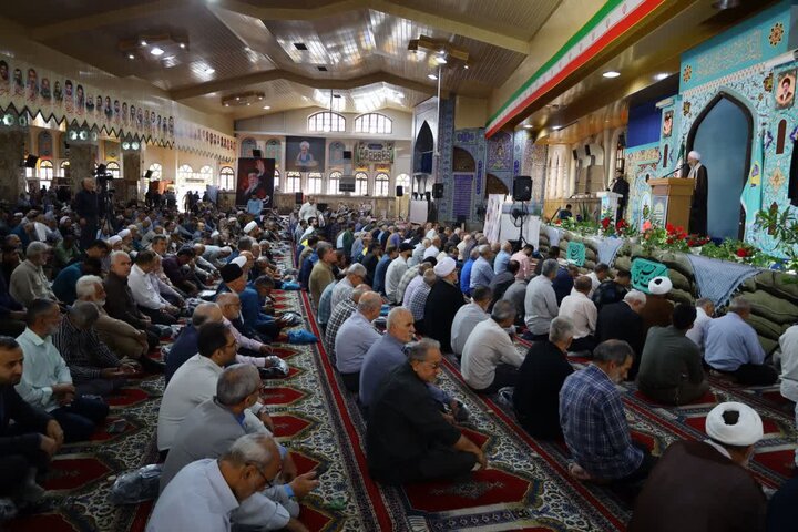 تصاویر/ نماز عبادی سیاسی جمعه در شهرستان ساری