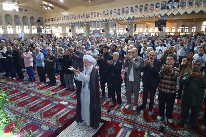 تصاویر/ نماز عبادی سیاسی جمعه در شهرستان ساری