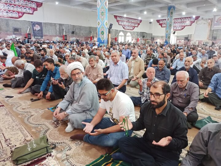 تصاویر/ نمازعبادی سیاسی جمعه کاشان