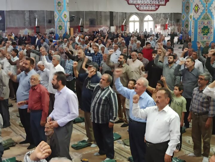 تصاویر/ نمازعبادی سیاسی جمعه کاشان